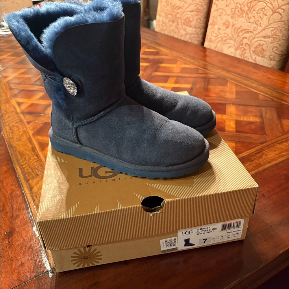 UGG Women's Navy Winter Boots